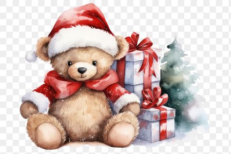 Teddy Teddy, Friend Wallpaper, Teddy Bear Christmas, Best Friend Wallpaper, Watercolor Christmas Tree, Christmas Teddy Bear, Cartoon Christmas, Friends Wallpaper, About Christmas