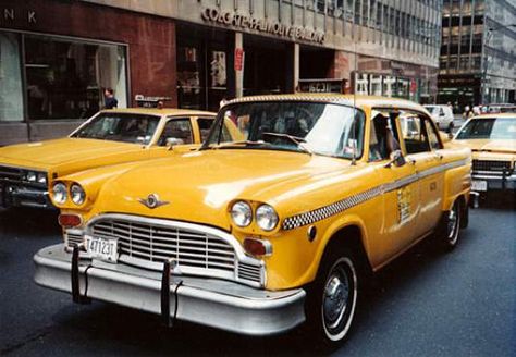 1974 Classic Checkered Cab Branding 2023, Checker Cab, Solar Punk, Kosher Food, Taxi App, Yellow Cabs, Food Production, Ford F Series, Taxi Cab