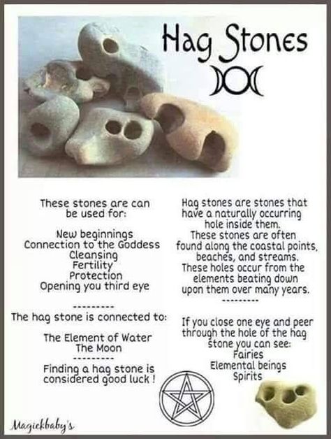 Which Witch, Hag Stones, Wicca Witchcraft, Baby Witch, Wiccan Spells, Witchy Stuff, Crystal Healing Stones, Spells Witchcraft, Kitchen Witch