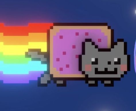 Nyan Cat, Follow Me, Hello Kitty, Kitty, I Love, Rainbow