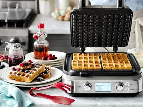 9 cool cooking gifts for avid home cooks, as recommended by professional chefs Best Waffle Maker, Kitchen Devices, Photography Reference, Crockery Design, Kitchen Photography, Belgian Waffle Maker, Pancake Maker, Fancy Kitchens, Belgian Style