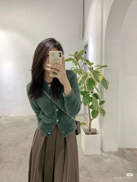 European Style Outfits, Korean Girl Fashion, Fashion Attire, 가을 패션, Basic Outfits, Korean Street Fashion, Mode Vintage, Inspiration Style, Elegant Outfit