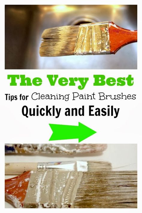 Your paint brushes will almost clean themselves! The easiest, laziest method possible for cleaning paint brushes. Clean Paint Brushes, Homemade Carpet Cleaning Solution, Cleaning Paint Brushes, Cleaning Inspiration, Carpet Cleaning Solution, Cleaning Brushes, Paint Stain, House Cleaning Tips, Diy Cleaning Products