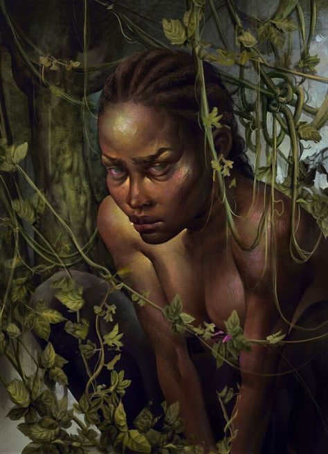 An Intruder, Beautiful Bizarre, Art Alevel, Bizarre Art, Black Art Painting, Afrocentric Art, Artist Interview, Afro Art, Ethereal Art