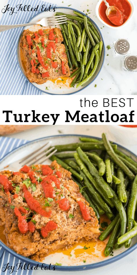 Easy Keto Italian Meatloaf Recipe - Low Carb, Grain Gluten Free, THM S, Keto - This Easy Ground Turkey Meatloaf Recipe is packed with the flavors of the marinara sauce, mozzarella cheese, and basil pesto. It mixes up in 10 minutes and bakes in 40 minutes making it a great weeknight dinner or Sunday comfort food. #lowcarb #lowcarbrecipes #lowcarbdiet #keto #ketorecipes #ketodiet #thm #trimhealthymama #glutenfree #grainfree #glutenfreerecipes #recipes Ground Turkey Meatloaf Easy, Low Carb Turkey Meatloaf, Ground Turkey Meatloaf Recipes, Italian Meatloaf Recipes, Ground Turkey Meatloaf, Turkey Meatloaf Recipe, Keto Italian, Italian Meatloaf, Turkey Meatloaf Recipes