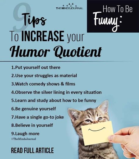 Want to know how to be funny? Here are a few ways you can develop a great sense of humor and transform your personality to become a funnier person in life.  Read More - https://themindsjournal.com/how-to-be-funny/ How To Become A Funny Person, How To Have A Sense Of Humor, How To Become Funnier, How To Be Funny Tips Hilarious, How To Develop Sense Of Humor, How To Be A Funny Person, How To Become Funny, How To Have A Good Sense Of Humor, How To Become Social Person