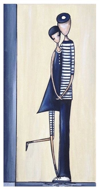 Naive Art People, Abstract Figure Art, 수채화 그림, Watercolor Art Lessons, Happy Paintings, Naive Art, Line Art Drawings, Canvas Art Painting, Whimsical Art