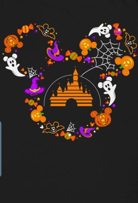 Disney Halloween Wallpaper Explore more Cartoon, Disney Halloween, Halloween, Television Series, Walt Disney wallpaper. https://www.whatspaper.com/disney-halloween-wallpaper-8/ Dekorasi Halloween, Halloween Wallpaper Cute, Carte Halloween, Disneyland Halloween, Mickey Mouse Halloween, Mickey Halloween, Cricut Halloween, Wallpaper Disney, Wallpaper Halloween