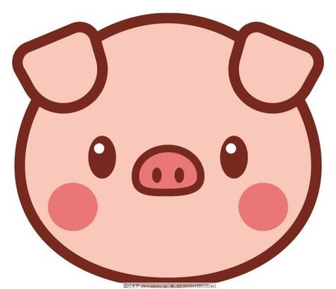 Pig Face Paint, Multi Cultural Art, Animal Noses, Pig Face, Felt Crafts Patterns, Punch Needle Embroidery, Cute Pigs, Kawaii Doodles, Cute Cartoon Animals