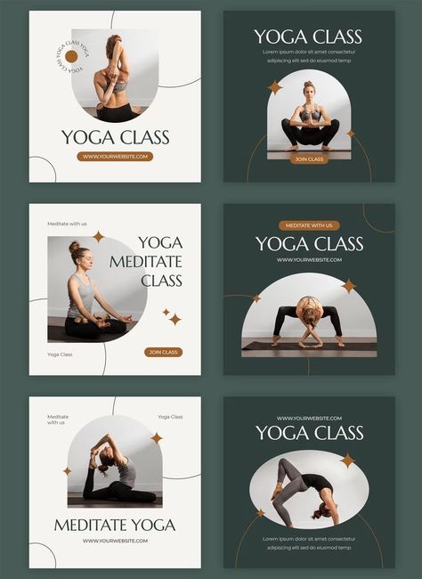 Poster For Yoga Classes, Yoga Post For Instagram, Yoga Class Template, Yoga Instagram Posts, Yoga Studio Instagram Feed, Yoga Instagram Post Ideas, Yoga Social Media Posts, Yoga Instagram Feed, Yoga Astethic