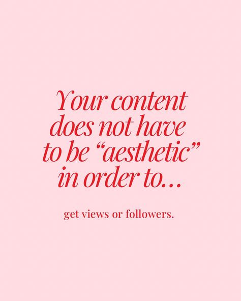 what you should actually worry about ⤵️ Your message. Now before you get allllll mad saying, “Jalyn, your whole profile is about aesthetics…” WRONG. You can balance being on brand or “aesthetic” while still having a distinct message and brand voice. Just because your reel or post is super super cute doesn’t mean it will resonate with your audience. Just because your reel is super high quality and edited amazing, doesn’t mean it’ll get any views. Your message, your voice, your personalit... Social Media Advice, Brand Voice, Your Message, Mean It, Your Voice, Social Media Manager, Just Because, No Worries, The Voice