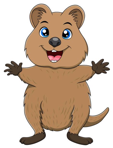 Quokka Animal, Cute Quokka, Happiest Animal, Funny Pet Costumes, Smiling Animals, Animal Aesthetic, Cartoon Smile, Pet Illustration, Australia Animals