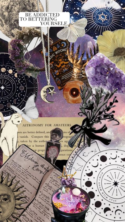 Witchy little one #witchaesthetic #witchcraft #witchyvibes #moodboard #aesthetic 90s Witchy Aesthetic Wallpaper, Cosmic Witch Aesthetic Wallpaper, Witchy Phone Aesthetic, Witchcraft Wallpaper Iphone, Earth Witch Aesthetic Wallpaper, Witchcraft Aesthetic Wallpaper, Witchcraft Background, Witchy Aesthetic Wallpaper, Witchy Lockscreen