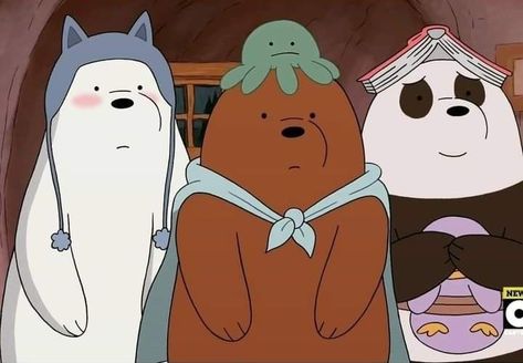 Ice Bear We Bare Bears, Best Friend Thoughts, Ice Bears, We Bear, Matching Wallpaper, Girly Art Illustrations, Cute Cartoon Drawings, We Bare Bears, Cartoons Series