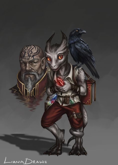 ArtStation - Kobold Wizard Kobold Wizard, Kobold Sorcerer, Silver Kobold, Kobold Pathfinder 2e, Red Kobold D&d, Kobold D&d, Adventurer's Guild, Dungeons And Dragons Races, Fallout Concept Art