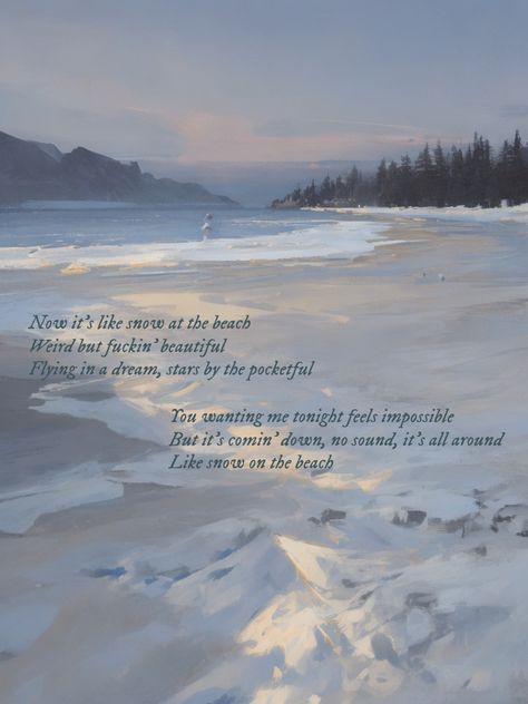 Snow On The Beach Taylor, Beach Lyrics, Snow On The Beach, Beach Drawing, 12 Dancing Princesses, Tortured Soul, Music Words, Cute Couple Drawings, Everything Funny