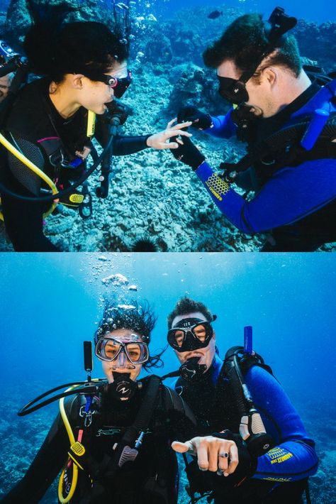 Underwater Wedding, Pre Wedding Photoshoot Props, Man Proposing, Creative Proposals, Best Wedding Proposals, Wedding Photoshoot Props, Romantic Ideas, Pinterest Wedding, Proposal Photos