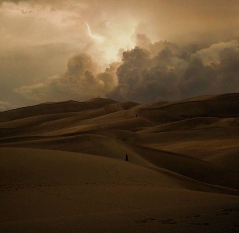 Arab Aesthetic Pictures, Desert Wasteland Aesthetic, Dark Desert Aesthetic, Sand Storm, Desert Aesthetic, Paul Atreides, Desert Vibes, Arabian Nights, Fantasy Aesthetic