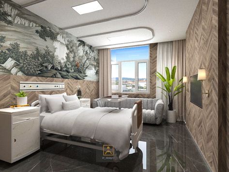 Luxurious Hospital Room, Hospital Room Interior Design, Vip Hospital Room Korea, Luxury Hospital Room, Walk In Refrigerator Home, Luxury Hospital, Office Wood, Materials Board Interior Design, Cozy Interior Design