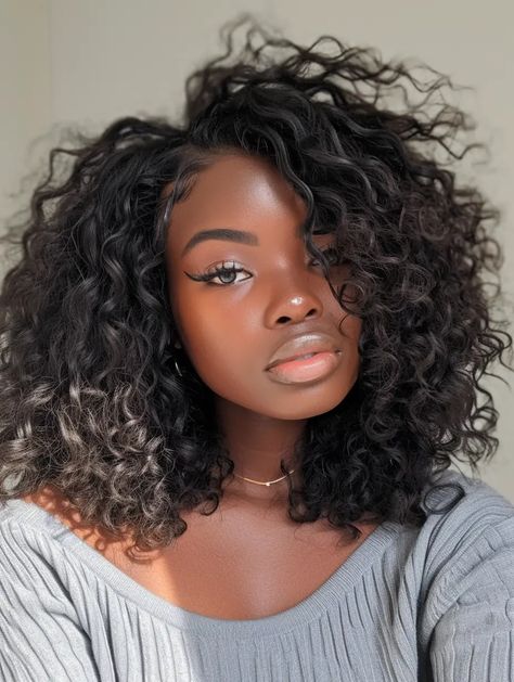 36 Cute Summer Hairstyle Ideas for Black Women in 2024 Cute Vacation Hairstyles For Black Women, Fringe Hairstyles Black Women, Summer Hair Black Women, Curly Hair With Bangs Black Women, Cute Curly Hairstyles For Black Women, Curly Crochet Hairstyles For Black Women, Crochet Styles For Black Women, Black Womens Hairstyles, Crochet Hairstyles For Black Women