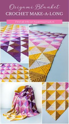 Quilted Crochet Blanket, Bright Color Crochet Blanket, Crochet Gradient Blanket, Quilt Crochet Blanket, Bright Crochet Blanket, Gradient Crochet Blanket, Multicolor Crochet Blanket, Geometric Crochet Blanket, Quilt Crochet Pattern