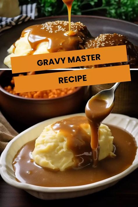 Gravy Master Recipe – Hungarian Chef Gravy Master Recipes, Gravy Master Brown Gravy Recipe, Thick Gravy Recipes, Roux Recipes, Basic Sauces, Beef Gravy Recipe, Gravy Master, Brown Gravy Recipe, Homemade Gravy Recipe