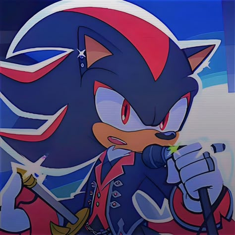 Shadow Y Sonic, Icons Sonic, Shadow Icons, Shadow Pics, Sonic Pfps, Sonic Y Shadow, Love Shadow, Dark Tide, Team Dark