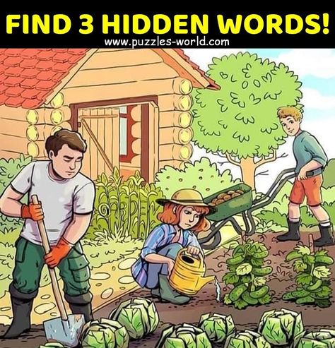 How Quick Can You Locate The Hidden Words In This Picture Puzzle? Hidden Words In Pictures, Funny Brain Teasers, Puzzle Quotes, Word Riddles, Hidden Picture Puzzles, Funny Illusions, Mind Puzzles, Puzzle Photo, Funny Mind Tricks