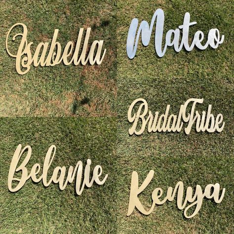 CHECK OUT OUR LIVE FONT PREVIEW HERE https://www.fonts.ldwoodworkcreations.com/ 💖 If Font selection is NOT provided in Personalization Box, WE WILL USE AUTUMN FONT  💖Painted Finish adds an additional 1 days to processing times. We are not able to speed up the drying and painting time frame please order 1-2 weeks in advance. SIGNS ARE MADE IN WIDTH FROM THE FIRST LETTER TO THE LAST LETTER, NAMES WITH A LOT OF LETTERS WILL BE SMALLER THAN NAMES WITH WITH ONLY A FEW LETTERS THESE SIGNS ARE MEANT TO HANG. THESE SIGNS DO NOT SIT ON TABLES. 💖 Process time frame. All orders are customized and require time to make we will make and ship your order within 1-2 days from order received weekends are not included. Place an order on Friday order will ship by Monday.  Saturday / Sunday orders will ship Autumn Font, Letter Names, Personalized Wood Signs, Wood Name Sign, Nursery Name Sign, Wood Names, Wooden Name Signs, Fantastic Baby, Wooden Names