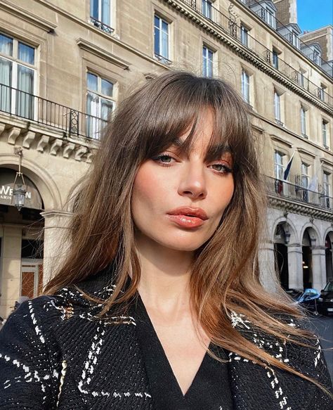 Kadeřnické Trendy, Vlasové Trendy, Midlength Haircuts, French Hair, Long Hair With Bangs, Jane Birkin, Trending Haircuts, Haircuts With Bangs, Hair Envy