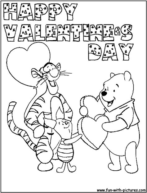 valentine's day coloring pages | Winnie the Pooh Valentine’s Day Coloring Page Valentines Day Coloring Pages, Valentine Coloring Sheets, Printable Valentines Coloring Pages, Selamat Hari Valentine, Princess Valentines, Valentines Day Coloring Page, Valentine Coloring Pages, Love Coloring Pages, Disney Valentines