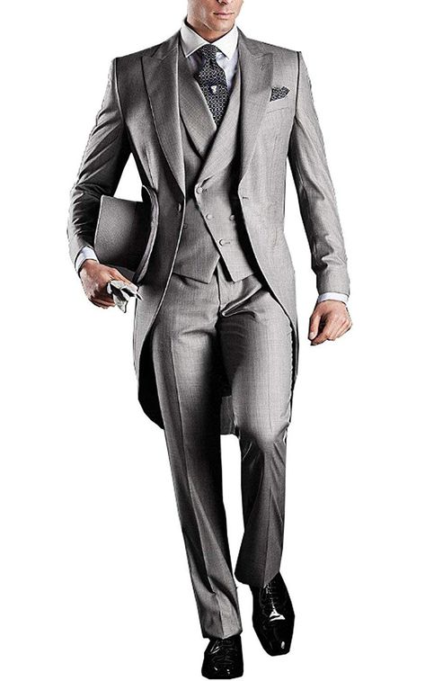 1920s Mens Suits | Gatsby, Gangster, Peaky Blinders Prom Male, Light Gray Wedding, Male Suits, Groom Tuxedo Wedding, Red Checkered Shirt, Tail Coat, Double Breasted Waistcoat, Gray Wedding, Groom Tuxedo