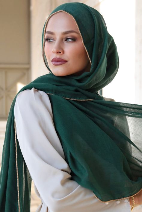 Buy Fancy Hijabs Online & Scarves for Women - Niswa Fashion Unique Hijab, Cotton Hijab, Headband Veil, Modest Dresses For Women, Bandana Headband, Luxury Scarves, Hijab Scarf, Scarf For Women, Cotton Viscose