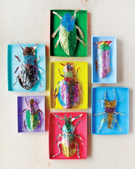 handmade charlotte's glitter beetles! - Oh Joy! Insect Art Projects, Joy Cho, Oh Joy, 4th Grade Art, Kid Friendly Crafts, Handmade Charlotte, Bug Art, Elementary Art Projects, Insect Art