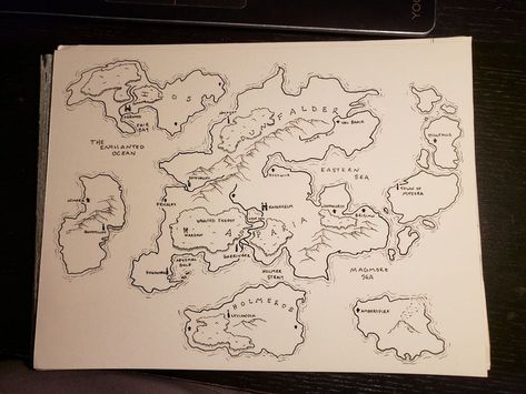 Draw A Fantasy Map, Fantasy Map Drawing Ideas, Libro Gravity Falls, Map Drawing, Fantasy Map Making, Detailed World Map, Forest Drawing, Imaginary Maps, Fantasy World Map