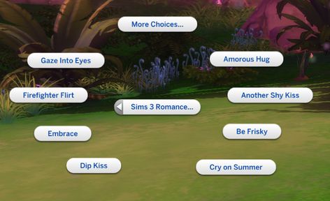 The Sims 4 Romantic Interaction from Sims 3 by Cepzid Sims 4 Romantic Interactions, Sims 4 More Romantic Interactions, More Interactions Mod Sims 4, Sims 4 Interactions, Sims 4 Romance Mods, Los Sims 4 Mods, Sims 4 Stories, Sims 3 Mods, Sims 4 Cas Mods