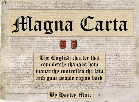 Magna Carta- The great Charter approved by king john, of england in 1215; it limited power and established certain rights of english freeman. Eleanor Of Aquitaine, Terry Jones, King John, Magna Carta, History Of England, Monty Python, School Resources, Middle Ages, Food For Thought