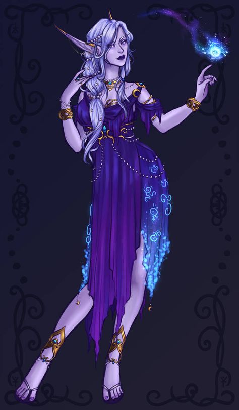 Astral Elf, Void Elf, Elf Female, Warcraft Characters, Warcraft Art, Night Elf, Dnd Art, Dark Elf, Modern Fantasy