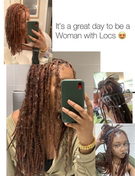 Loc Styles For Back To School, Styles For Back To School, Female Dreads Hairstyles, Retwist Styles, Female Dreads, Dreads Hairstyles, Natural Hair Woman, Short Locs Hairstyles, Hair Scarf Styles