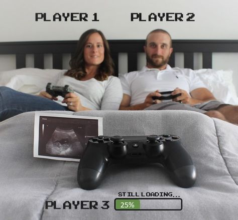 #pregnancyannouncement #maternityphotoshoot #maternity #pregnancy #pregnant #announcement #pregnantpictures #pregnantpicture #pregnancy #ultrasound #ultrasoundannouncement #firstbaby #firstpregnancy #firstchild #gamer #videogames #preggo #bump #babybump #player3stillloading #expecting #firsttimeparents #wereexpecting #baby #tinyhuman #expecting #creativepregnancyannouncement #stillloading #ultrasound #tinyhooman #momtobe #dadtobe Gamer Maternity Photos, Player 3 Baby Announcement, Pregnancy Anouncment Ideas, Gamer Baby Announcement, Unique Pregnancy Announcement Photos, Gamer Pregnancy Announcement, Facebook Baby Announcement, Pregnancy Announcement Funny, Pregnant Announcement