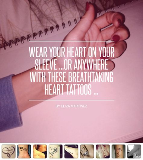 Wear Your #Heart ❤️ on Your #Sleeve 👚...or #Anywhere with #These Breathtaking 😲 Heart #Tattoos 💉 ... - #Beauty Wearing Your Heart On Your Sleeve Tattoo, Healing Heart Tattoos For Women, Heart Tattoo Filled In, Wear My Heart On My Sleeve Tattoo, Heart Inside Heart Tattoo, Heart On My Sleeve Tattoo, Heart On Sleeve Tattoo, Wounded Heart Tattoo, Heart Tattoo Wrist