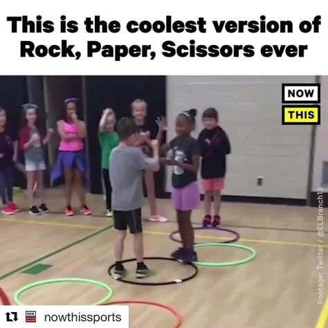 @realdlhughley on Instagram: “Who remembers playing rock paper scissor? #TeamDL #Repost @nowthissports This game takes rock-paper-scissors to the next level #NT2018” Hula Hoop Rock Paper Scissors Game, Monday Activities, Foam Tiles, Challenge Games, Rock Paper Scissors, Paper Scissors, Next Level, Middle School, Kids Party