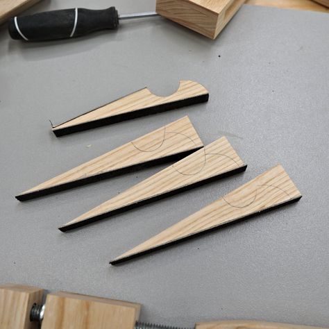 Making The Power Wedge Bar Clamp Bar Clamp, Making Ten, Step Drill, Wooden Wedges, Construction Adhesive, Must Have Tools, Wood Glue, Masking Tape, The Bar