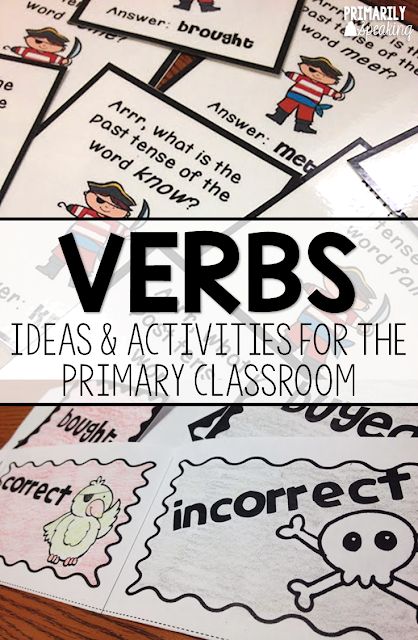 Second Grade Standards, Verb Tenses Activities, Present And Past Tense, Verb Games, Teaching Verbs, Past Tense Verbs, Verbs Activities, Irregular Past Tense Verbs, Beginning Of Kindergarten