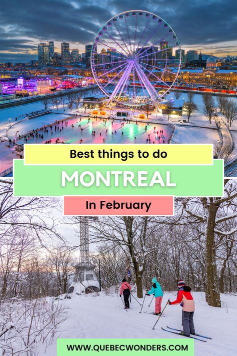 📌 Save pin for your next trip to Montreal! 

📸 Stéphan Poulin © - Tourisme Montréal
📸 Eva Blue © - Tourisme Montréal

Activities in Montreal in February | things to do in Montreal in February | events in Montreal in February | what to do in Montreal in February | weather in Montreal in February | free things to do in Montreal in February | family activities in Montreal in February | Things to do in Cananda | Things to see in Canada Montreal Winter Trip, Montreal In February, Montreal Activities, What To Do In Montreal, Montreal In Winter, February Weather, Quebec City Winter, Quebec Winter Carnival, Things To Do In Montreal