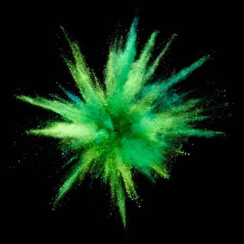 Marcel Christ  (UK) Color Explosion Paint Explosion, Solid Black Background, Color Explosion, Still Life Photographers, Color Powder, Love Images, Life Photography, Still Life Photography, Shades Of Green