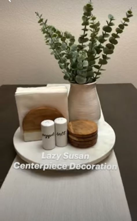 Table Lazy Susan Ideas, Lazy Susan Ideas Table Top, Lazy Susan Ideas Table Top Decor, Lazy Susan Decorating Ideas On Table, Lazy Susan Table Decor, Decorated Lazy Susan, Misc Organization, Lazy Susan Kitchen Table, Lazy Susan Ideas