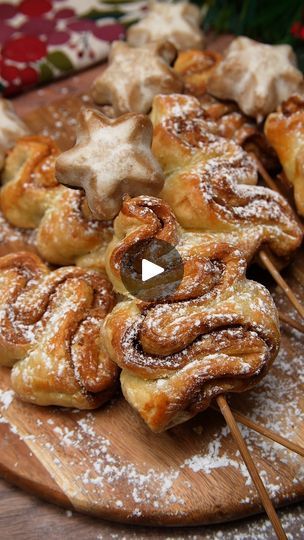 Fun Christmas Treats, Snack Hacks, Puff Pastry Sheets, Pastry Sheets, The Other Half, Icing Sugar, British Food, One Half, Baked Eggs