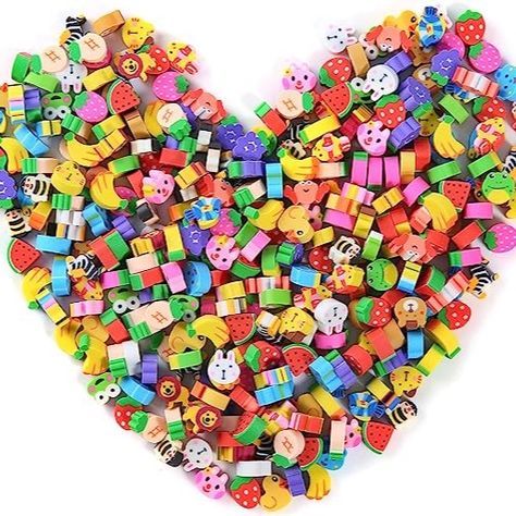 300 Pieces Mini Animal Fruit Collection Erasers for Kids, Bulk Small Pencil Erasers for Classroom Homework Rewards, Party Favors, Gift Filling Animal Fruit, Prize Box, Animal Erasers, Fruit Animals, 2b Pencil, Christmas Fruit, Teacher Supplies, Pencil Eraser, Colorful Cakes