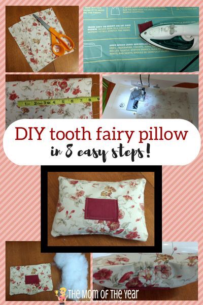 This DIY tooth fairy pillow is such a sweet, simple craft project to do for or with your kids! Easy to make and a special childhood keepsake memory, follow these simple steps and make yours now! Love the fun options to personalize! Tooth Fairy Money, Things To Sew, Diy Tooth Fairy, Diy Teething, Cute Tooth, Sewing Circles, Beginner Sewing, Tooth Fairy Pillow, Beginner Sewing Projects Easy